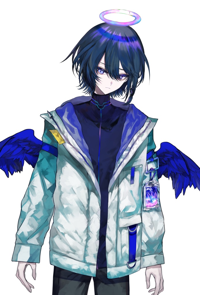 【展示】ネオン天使モチーフモデル