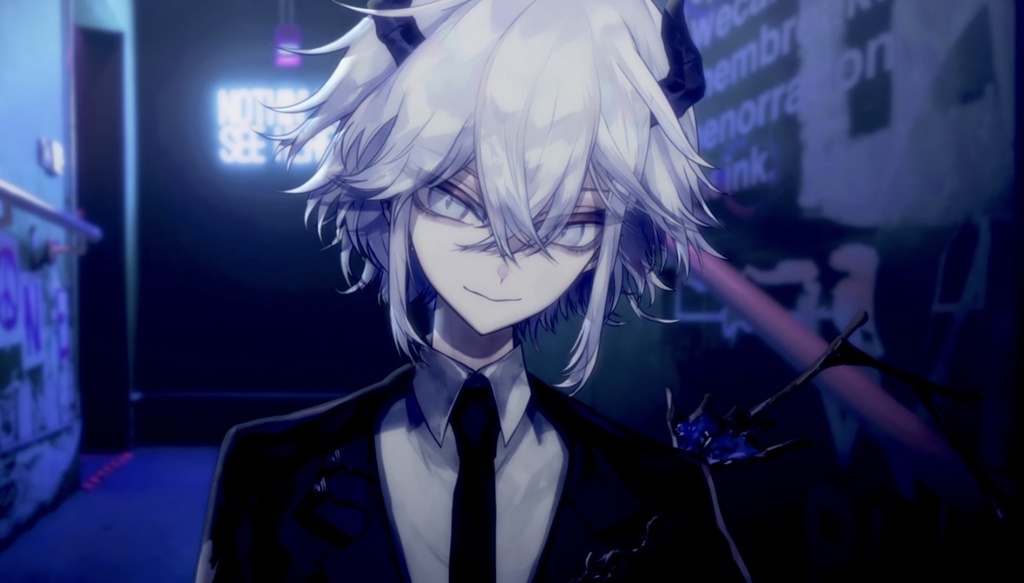 【展示】氷/悪魔モチーフ中性モデル