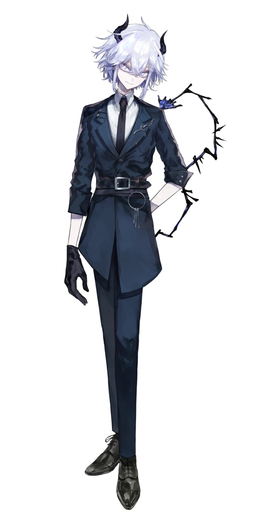 【展示】氷/悪魔モチーフ中性モデル