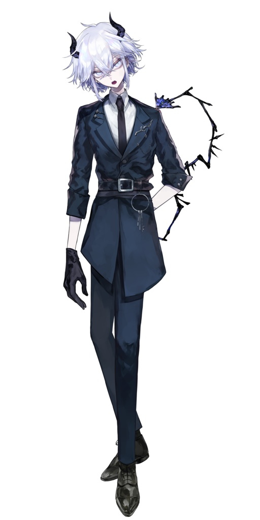 【展示】氷/悪魔モチーフ中性モデル