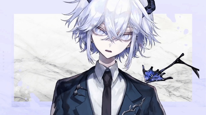 【展示】氷/悪魔モチーフ中性モデル