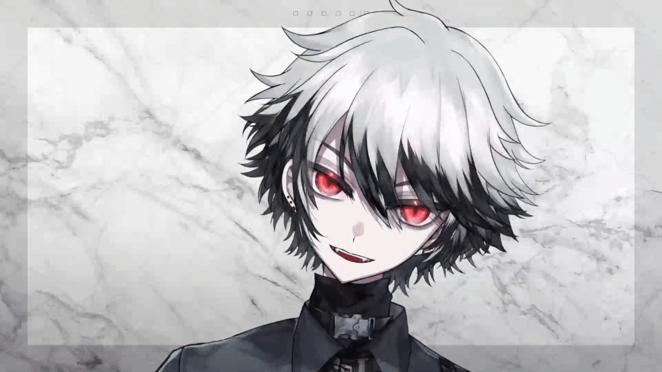 【展示】赤目黒メッシュ男性モデル