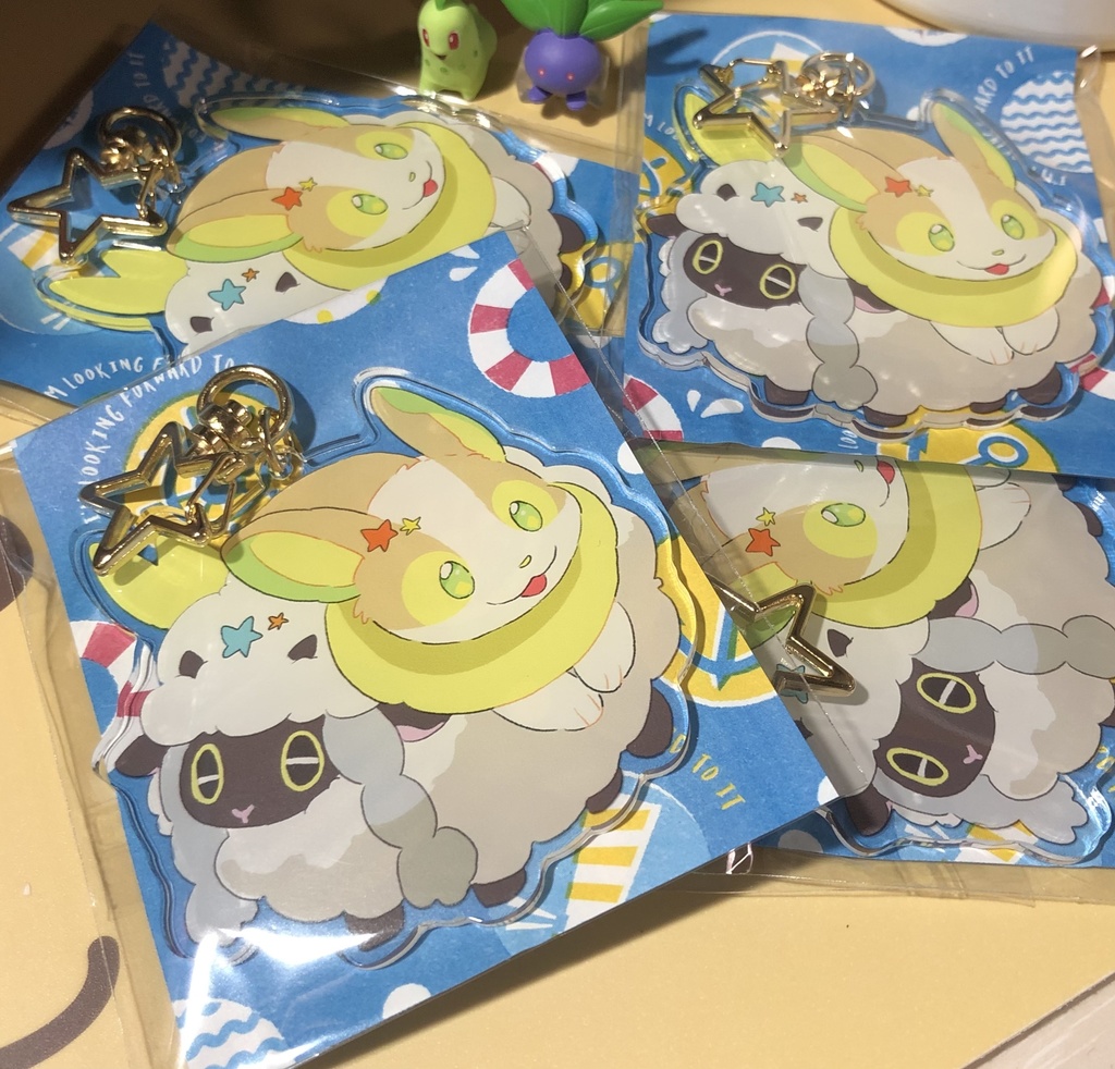 ワンパチ＆ウールー☆アクリルキーホルダー