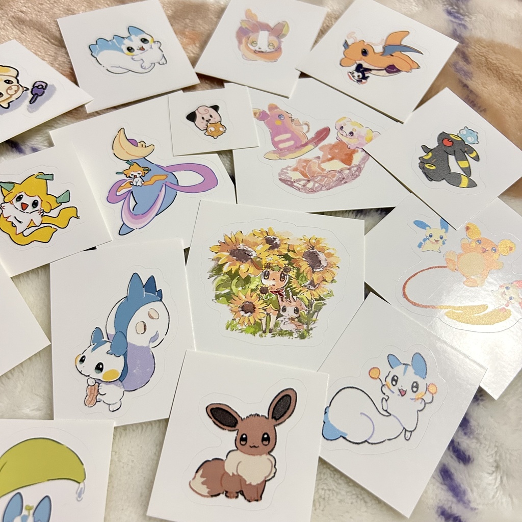 ハーフカットシールMIX