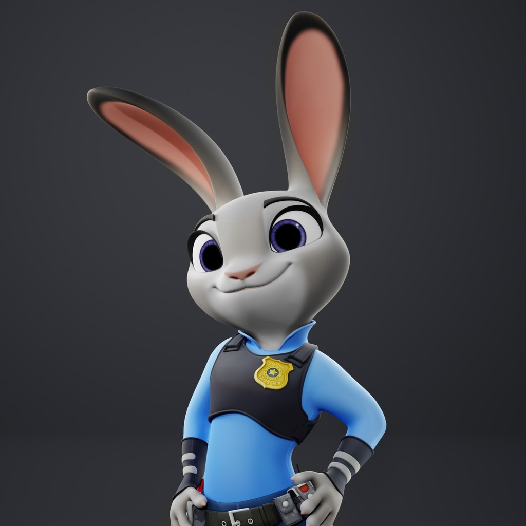 Judy Hopps Vrchat Avatar