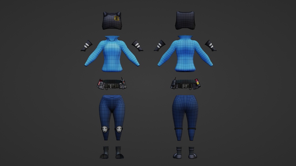 Judy Hopps Vrchat Avatar