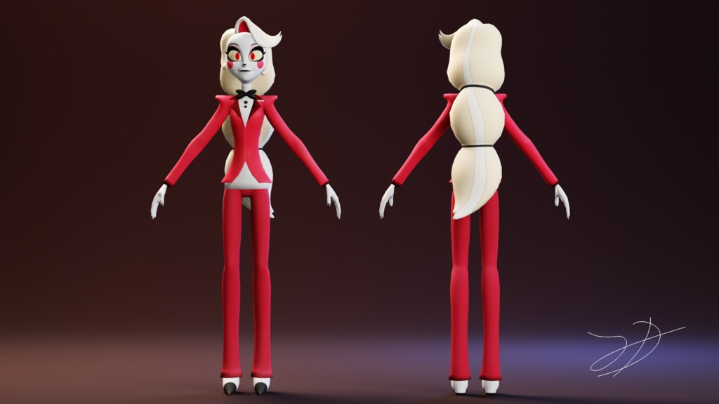 Charlie Morningstar VRchat Avatar