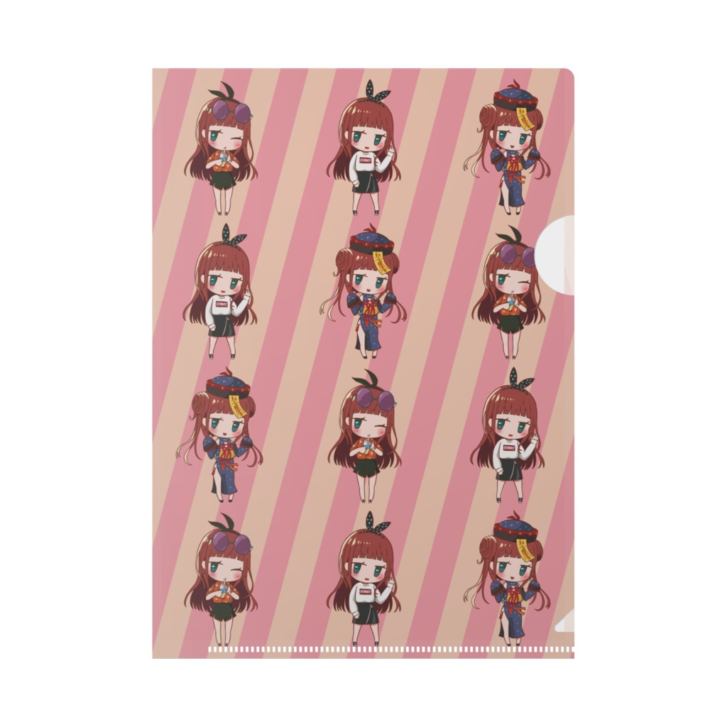 A5クリアファイル　「ちびフィーリリちゃん」