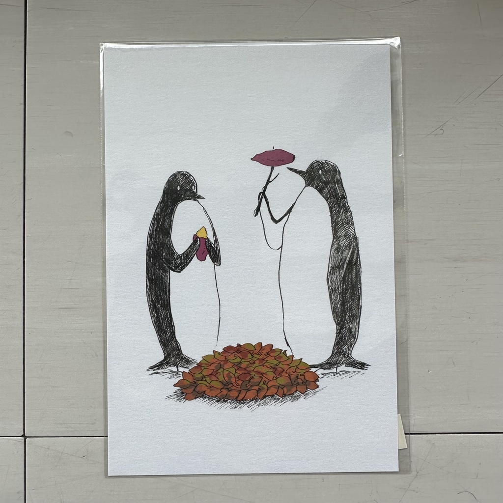 ポストカード【焼き芋】