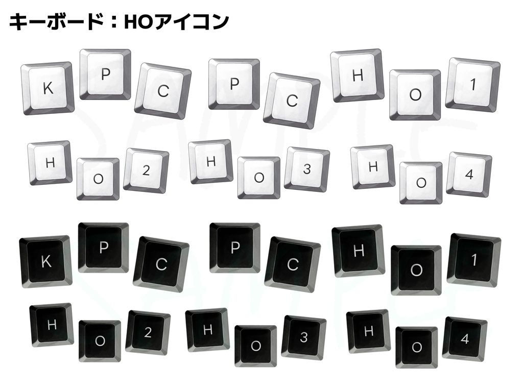【無料】サイバー系お部屋・HOアイコン・CoCロゴ素材【ココフォリア向け】