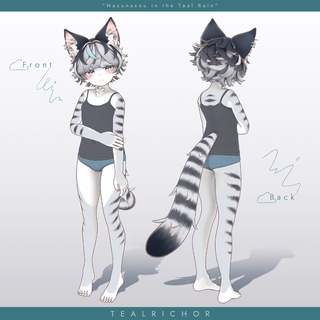 オリジナル3Dモデル『ツユナ』