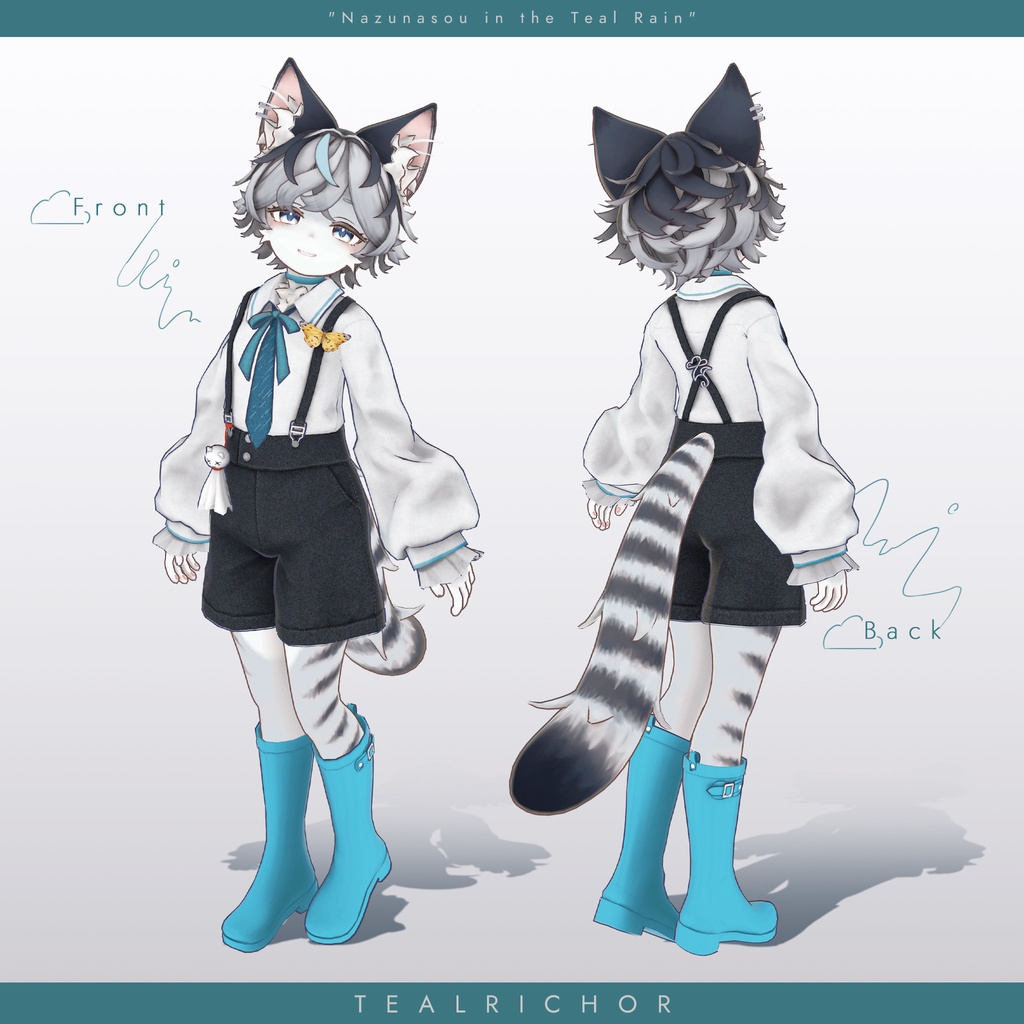 オリジナル3Dモデル『ツユナ』