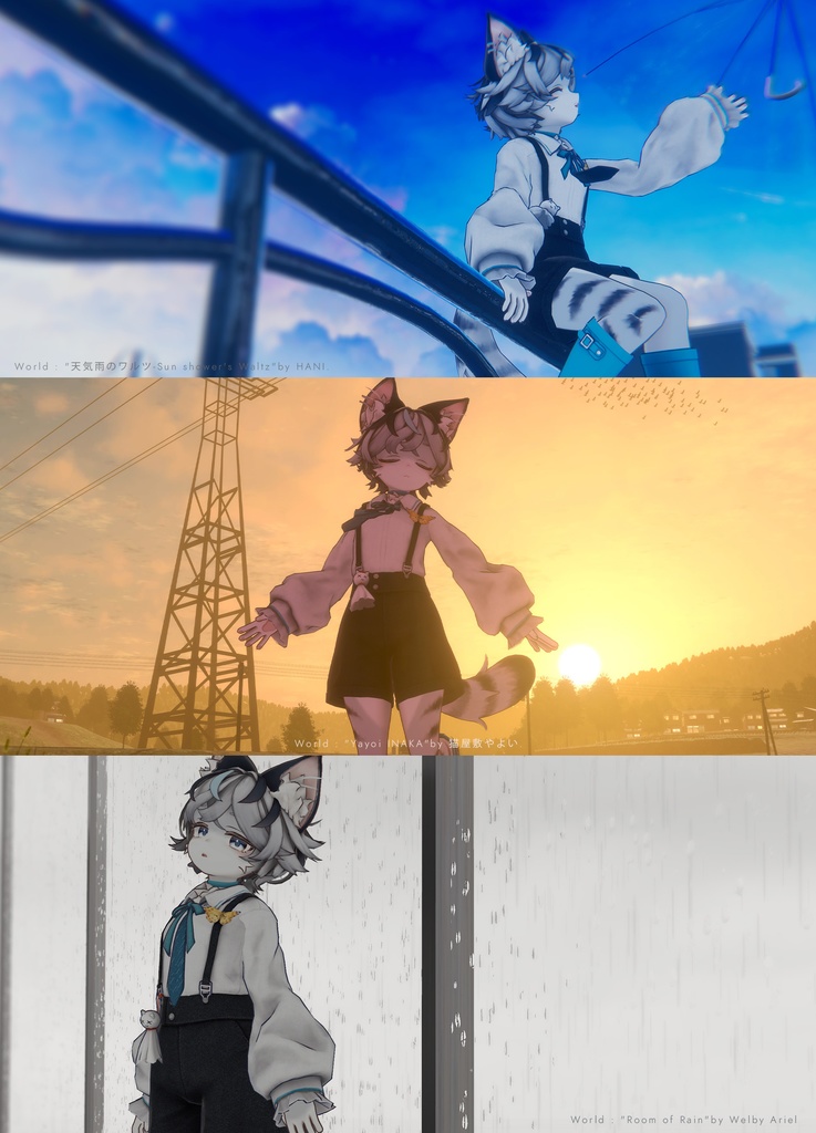 オリジナル3Dモデル『ツユナ』