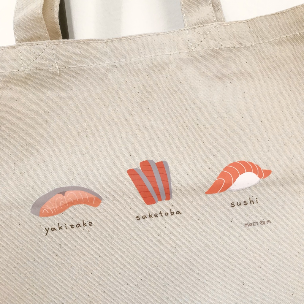 食べ鱒サーモントートバッグ