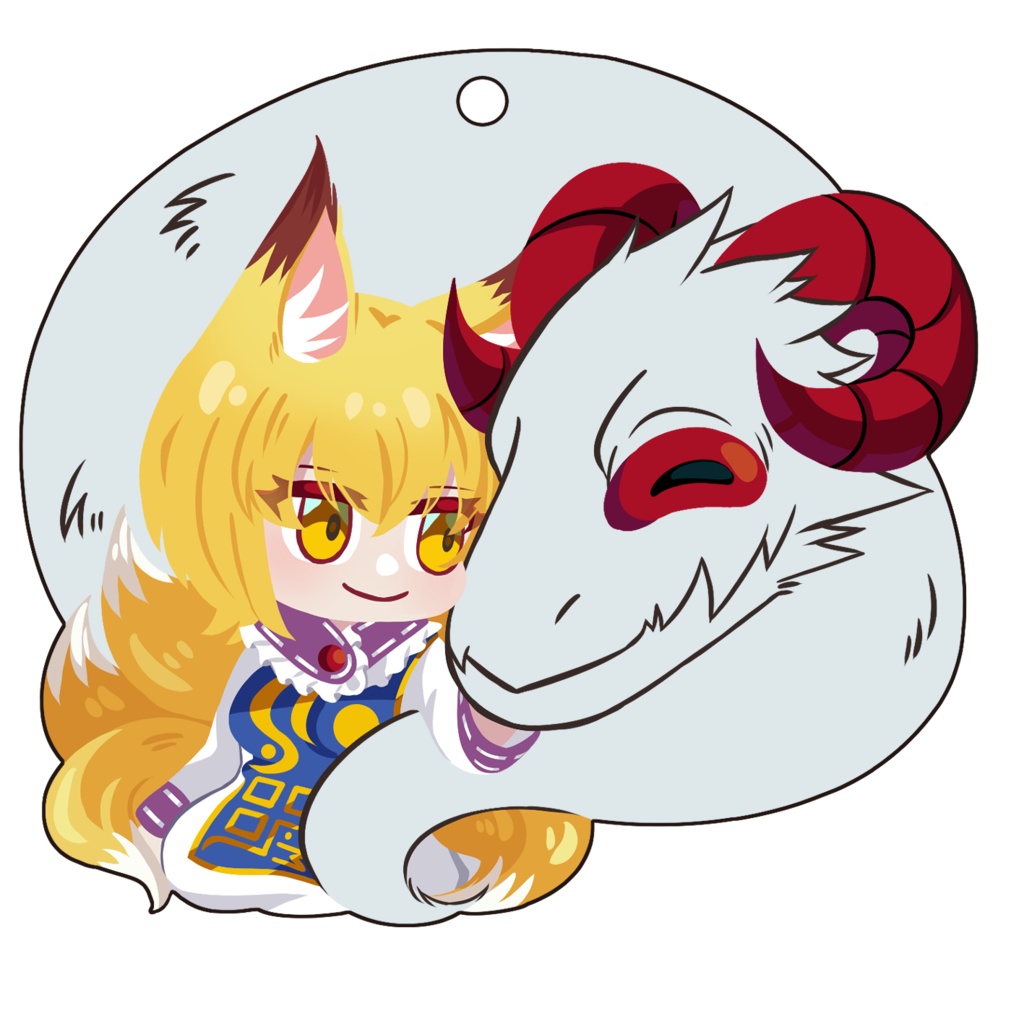 尤藍蓄光アクキー