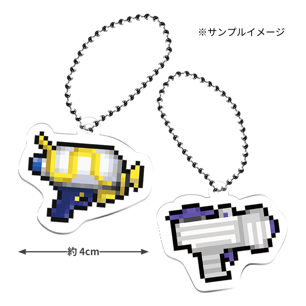 【vol.5】☆スプラトゥーン☆ブキ×ドット絵アクキー