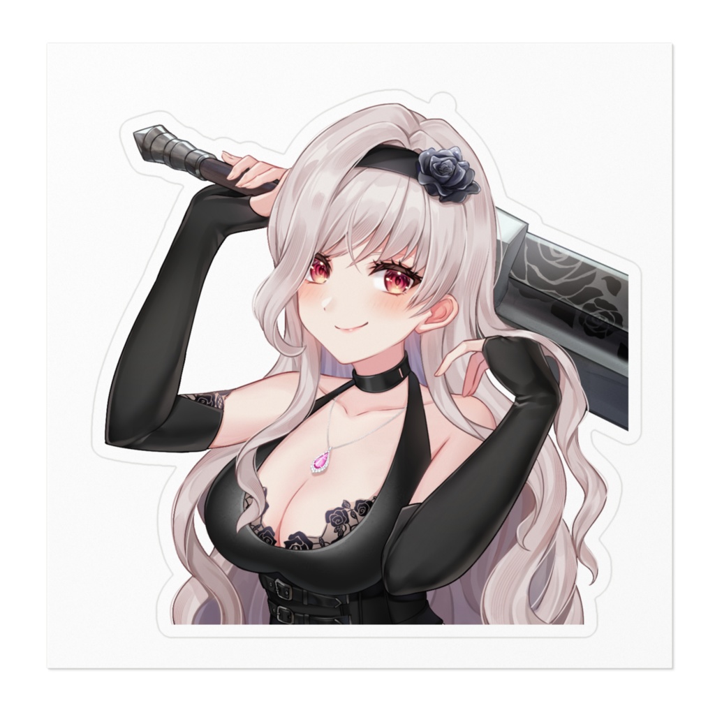 宵月アリアグレソステッカー