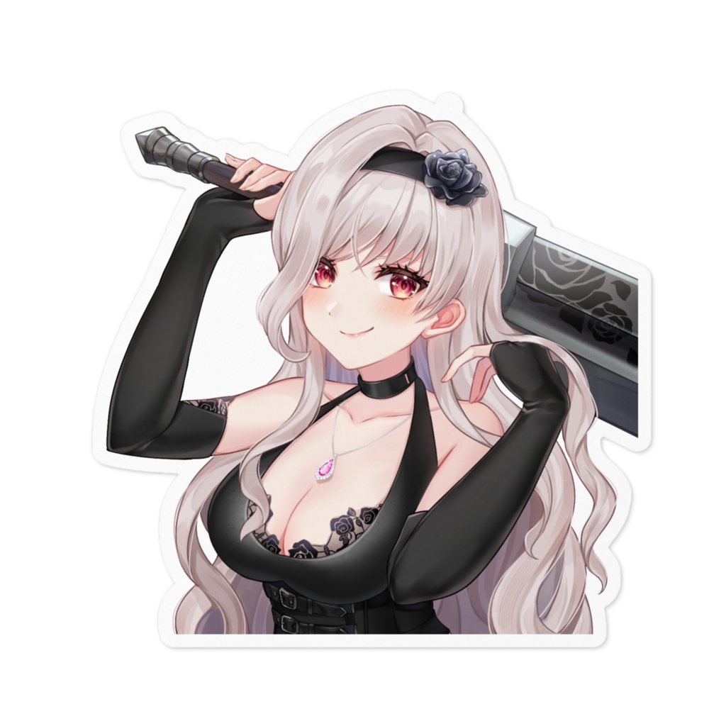 宵月アリアグレソステッカー