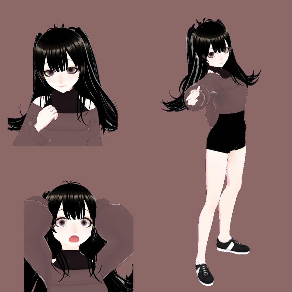 INSPIRED BY Kitty Pink lens (iris + highlight) for Vroid studio (Free!)