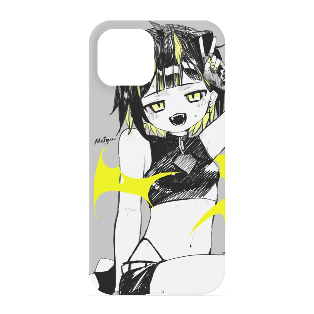 OCスマホケース ／2号ちゃん YELLOW