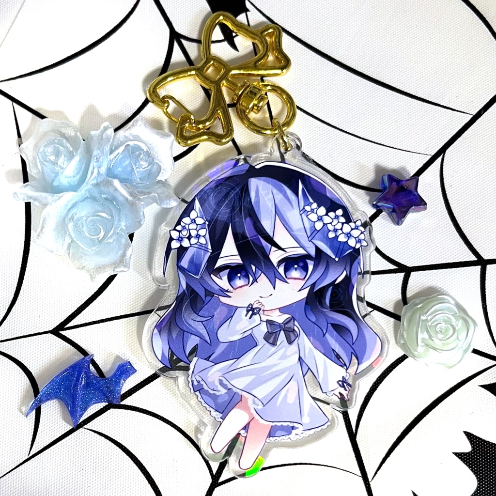 OCアクキー/梅雨ヴ雨💙💠💜✧︎*。