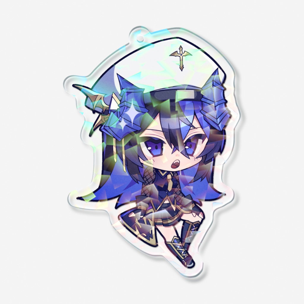 OCアクキー/ヴ雨‼️💜💙