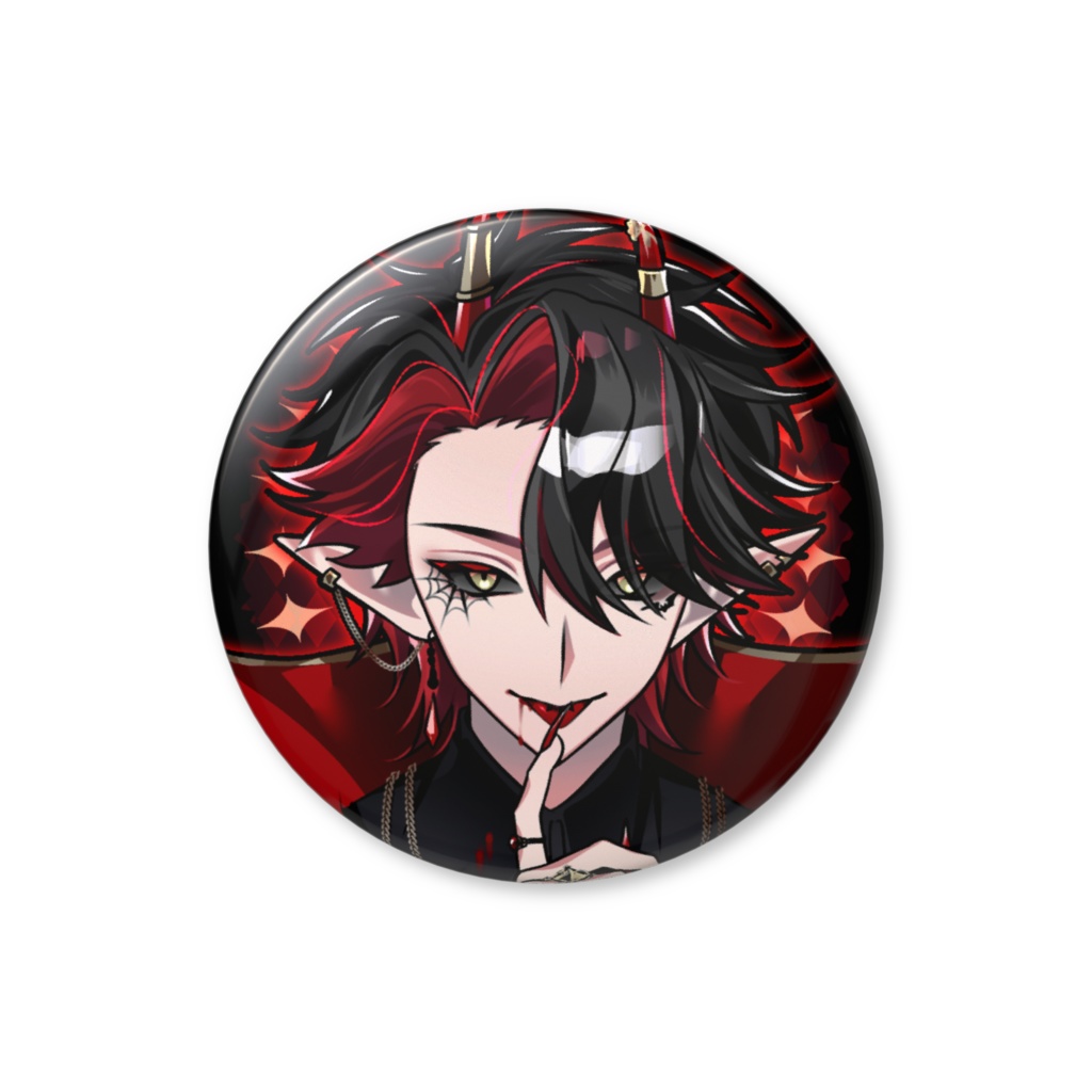 OC缶バッジ/ハロウィーンヴ雨❤️🕸🦇