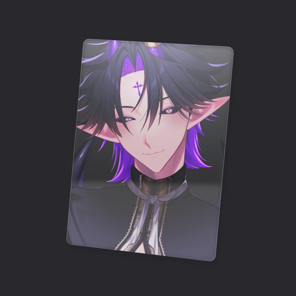 創作男子クリアカード