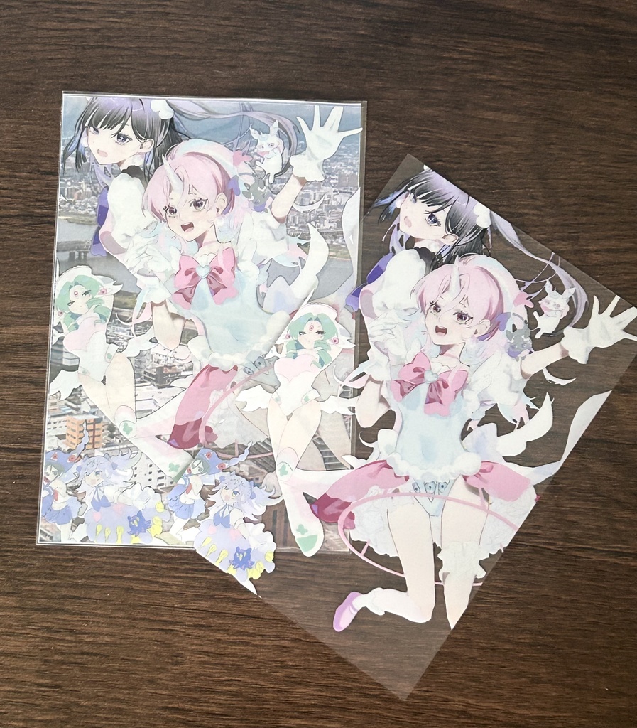 【魔法少女】クリアポストカード
