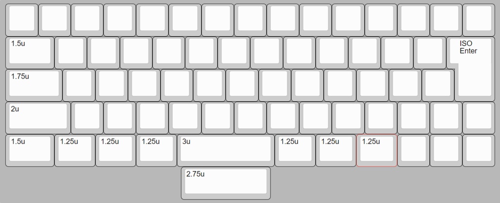 日本語キーボード基板 YM60JIS(汎用60%ケース互換)