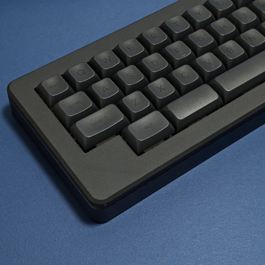 Henge40 - 12列ロースタ40%アルミケースキーボード