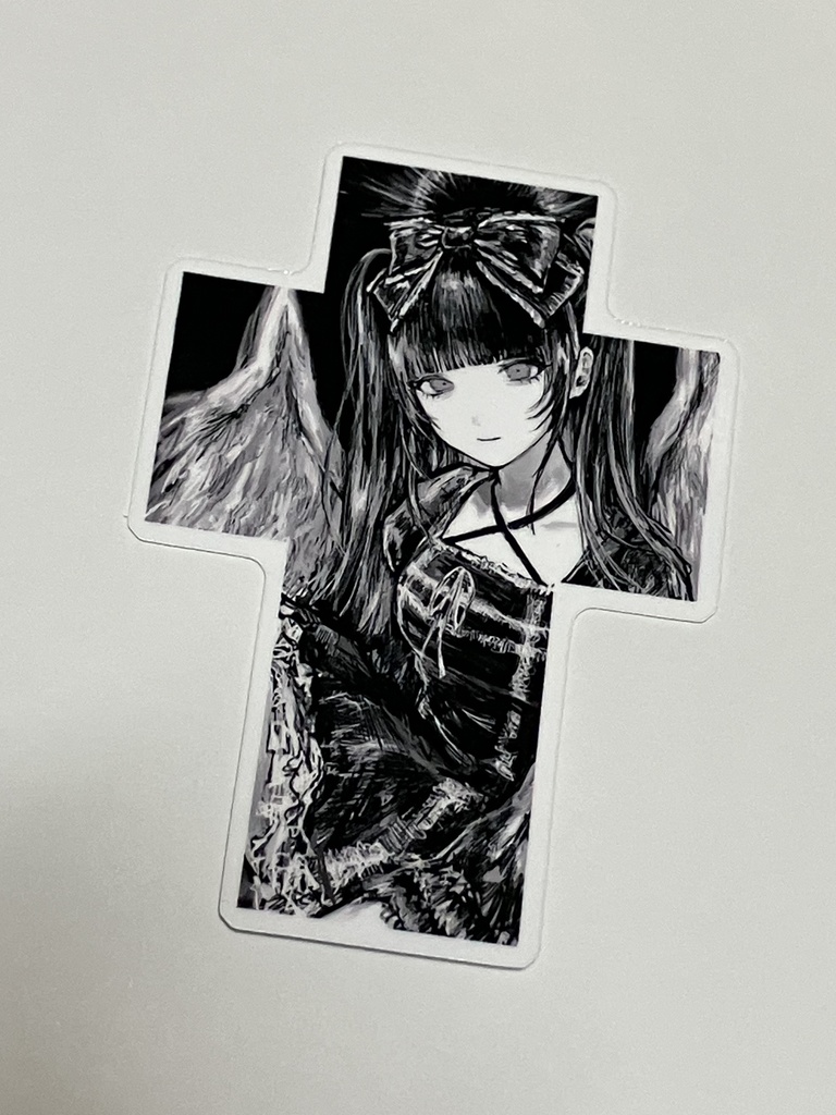 ステッカー　十字架