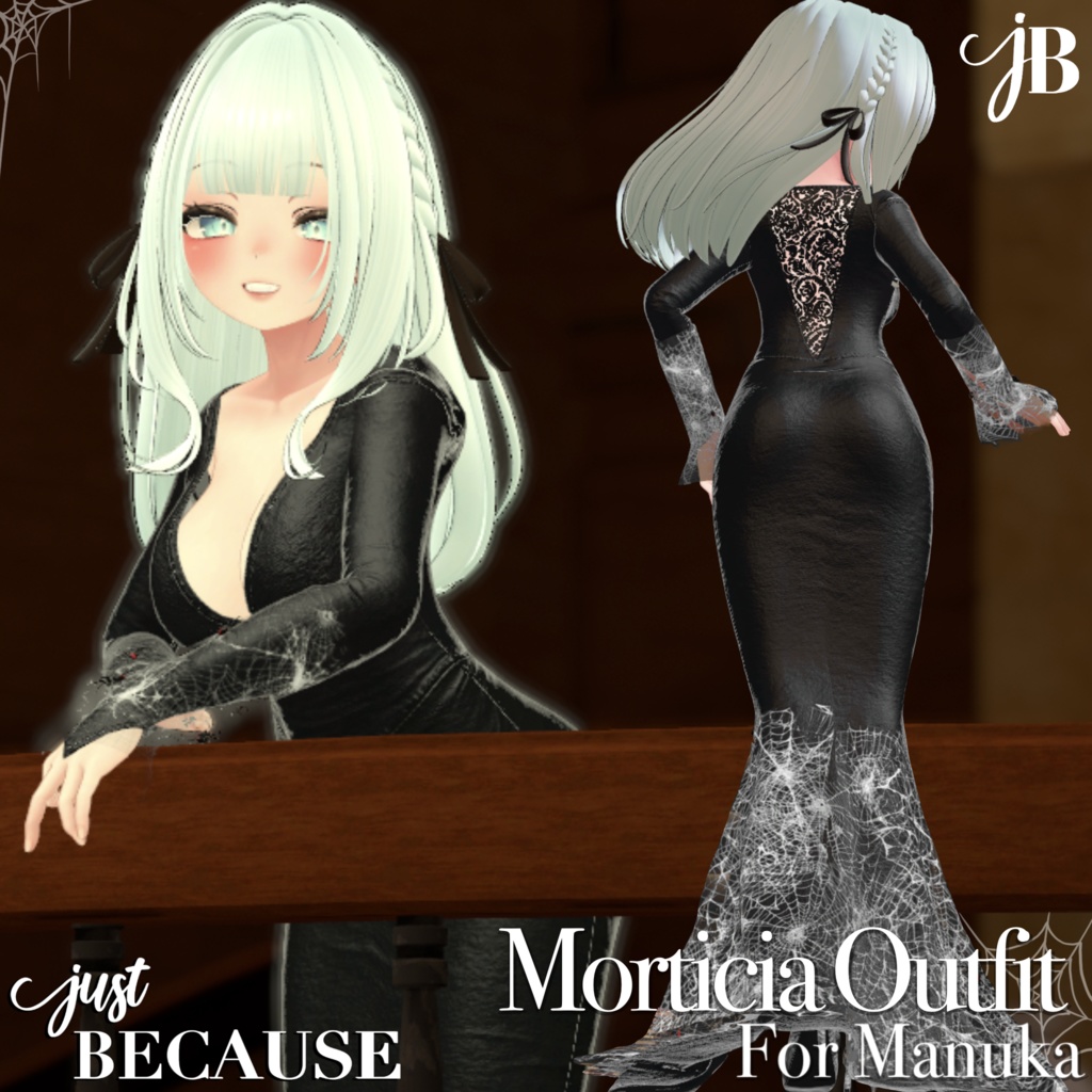 Morticia Outfit | Manuka | マヌカのモルティシア衣装