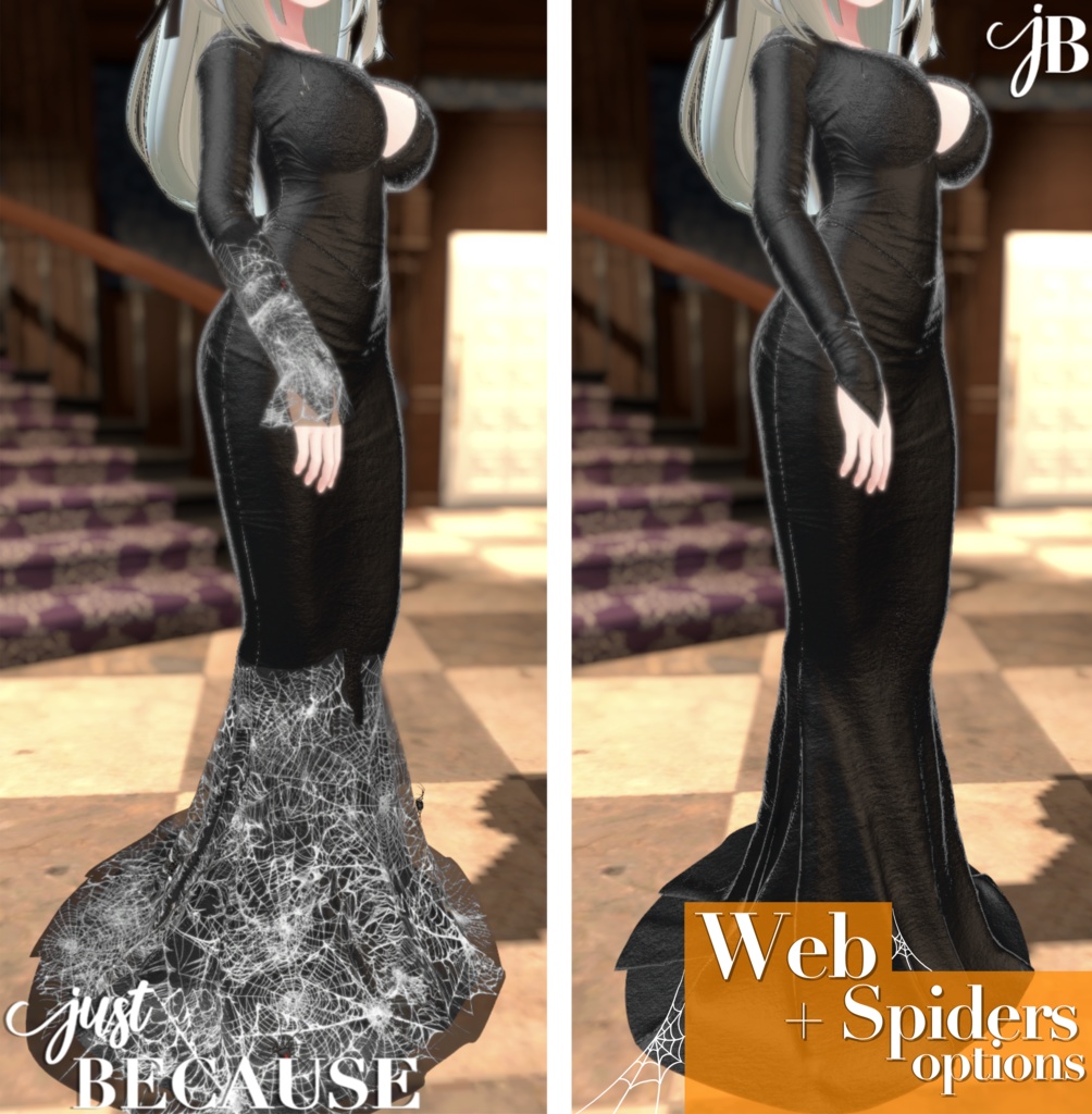 Morticia Outfit | Manuka | マヌカのモルティシア衣装