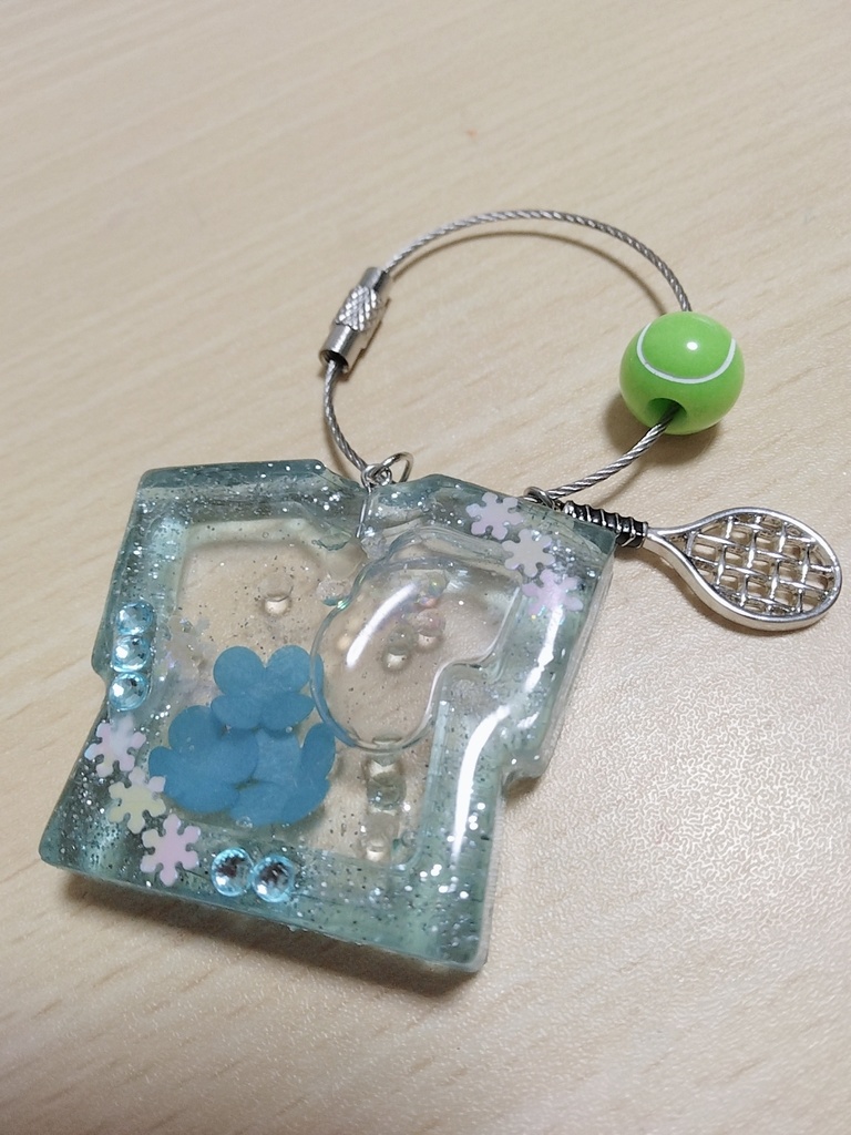 氷帝イメージレジンキーホルダー
