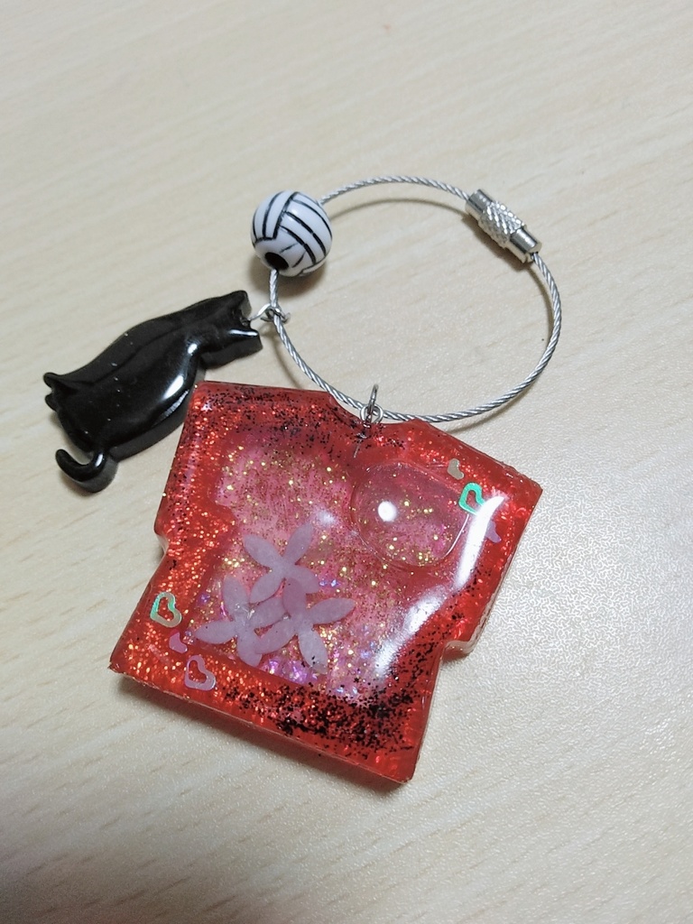 音駒高校イメージレジンキーホルダー