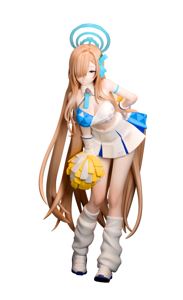 ブルーアーカイブ・アスナ(3Dプリンター用)STLデータ