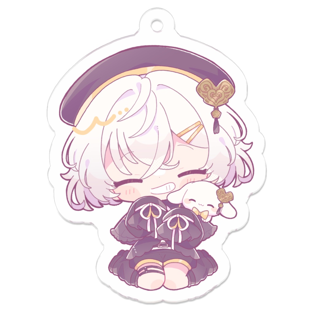 アクリルキーホルダー（にっこり）