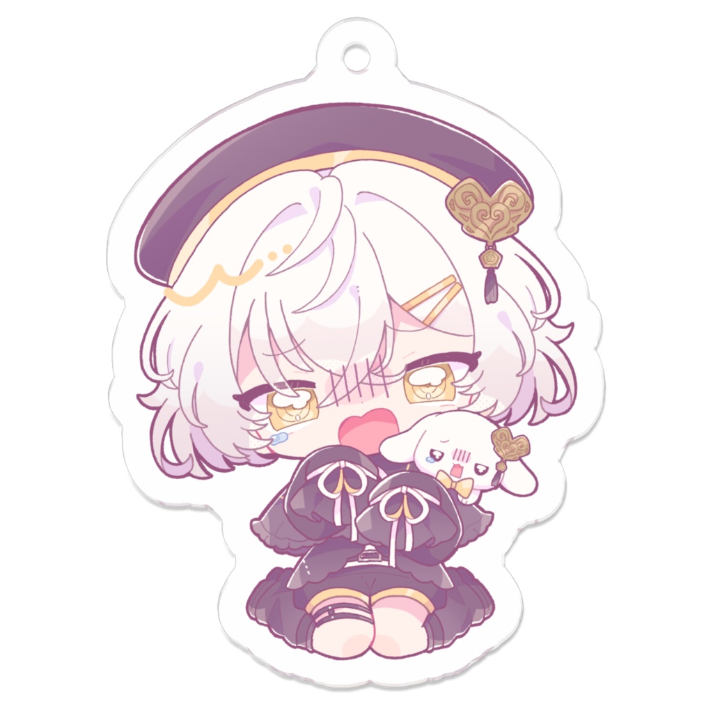 アクリルキーホルダー(ぴえん)