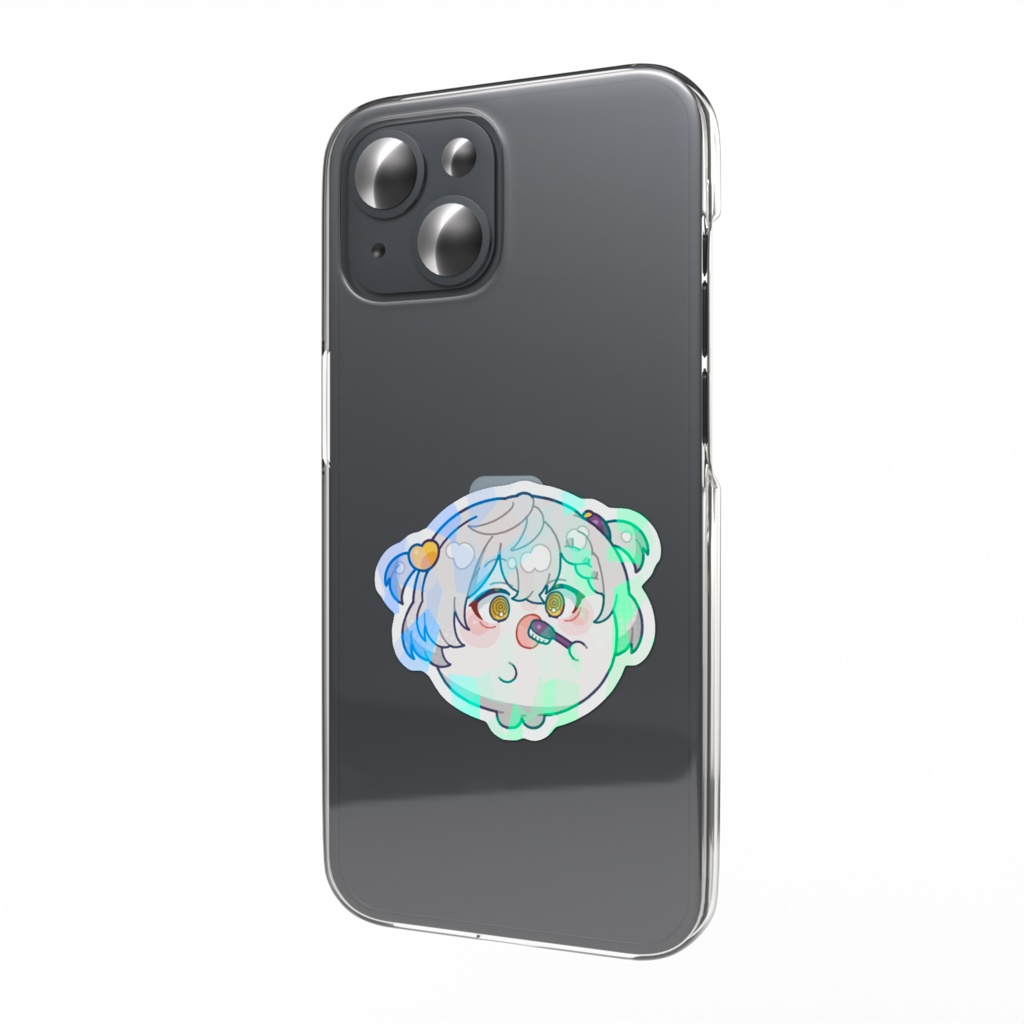 【ねむいもグッズ】はみがきステッカー(いもver.)