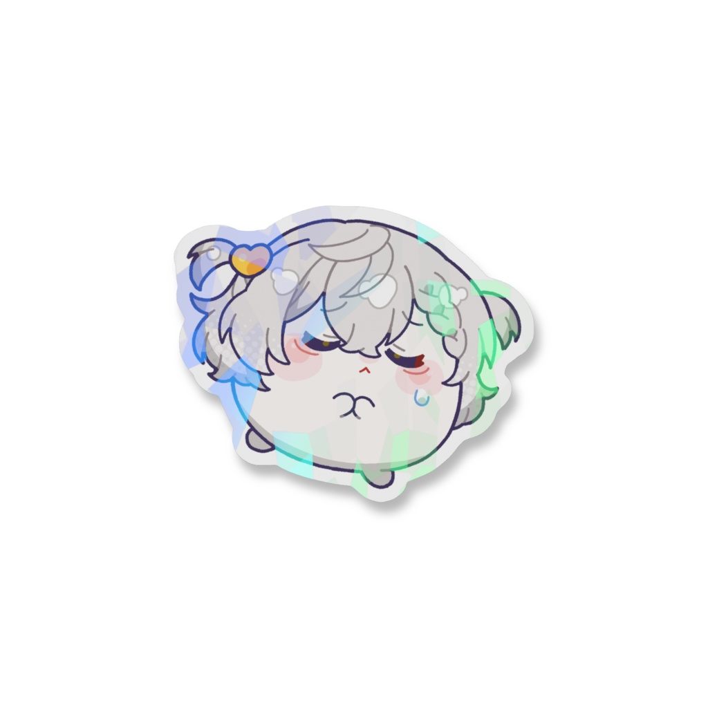 【ねむいもグッズ】ごめんステッカー(いもver.)