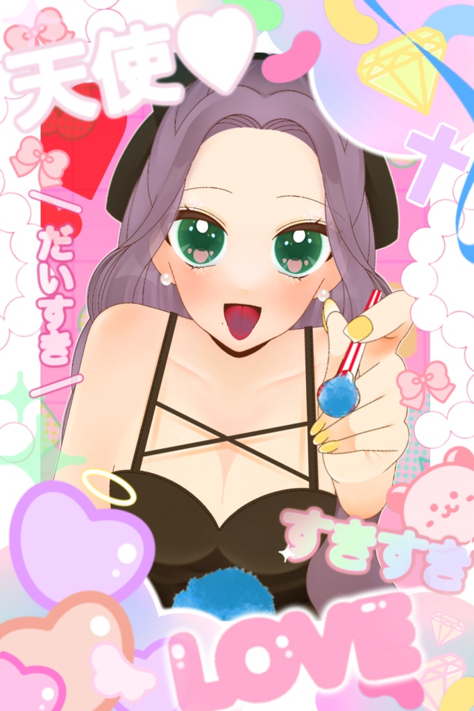 チェキ風素材