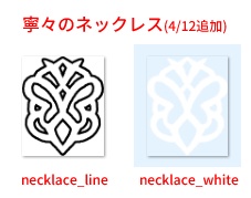 神高制服と類シャツと寧々のネックレスの素材