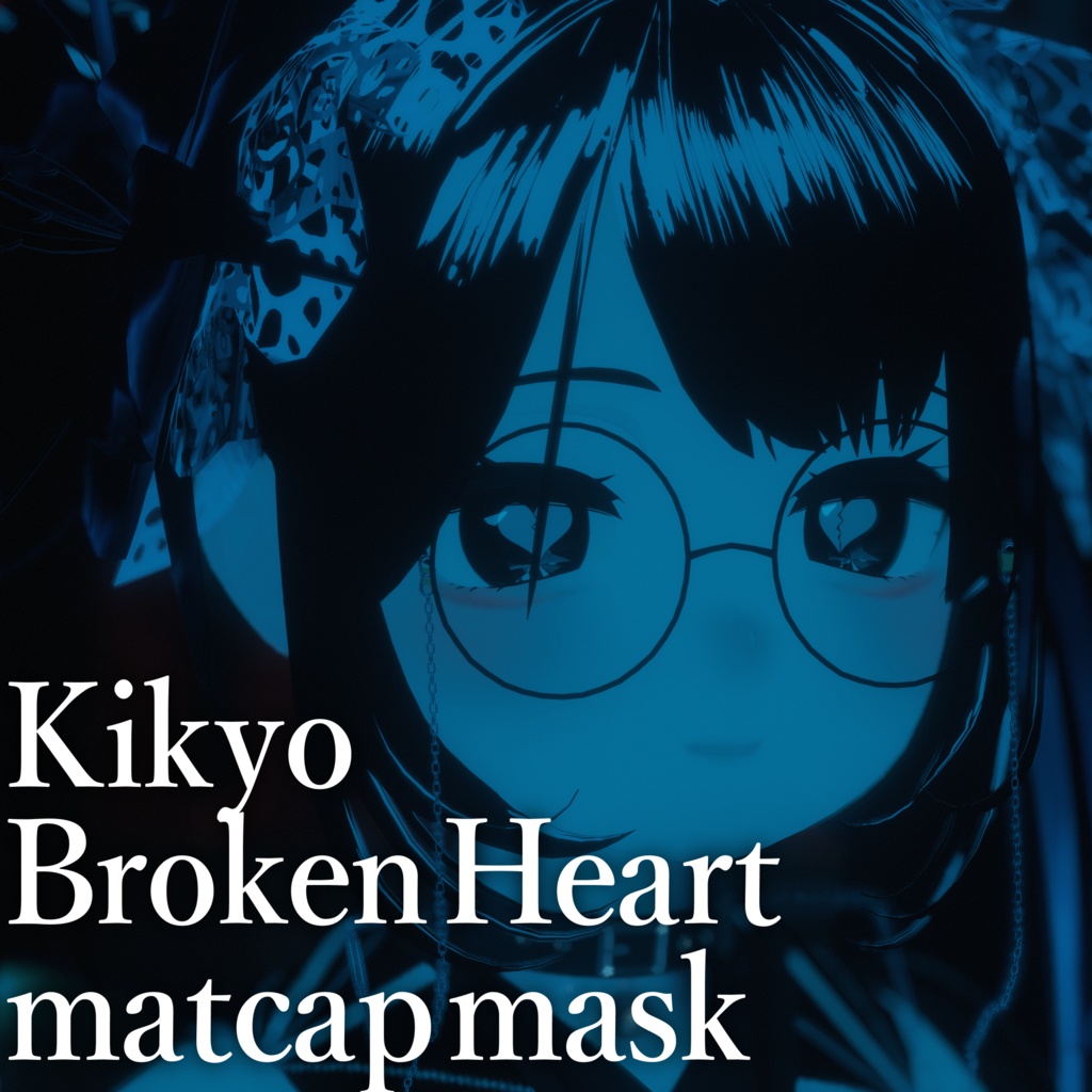 kikyo broken heart matcap mask