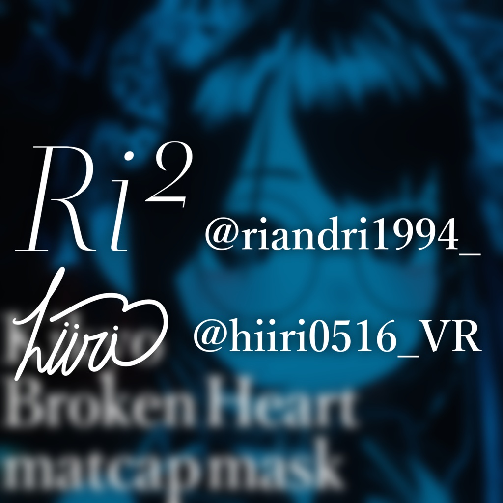 kikyo broken heart matcap mask