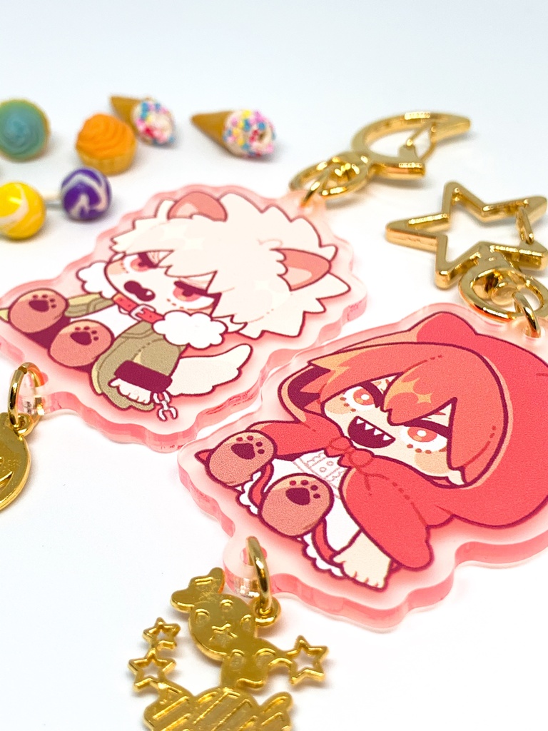 ハロウィン切爆アクリルキーホルダー