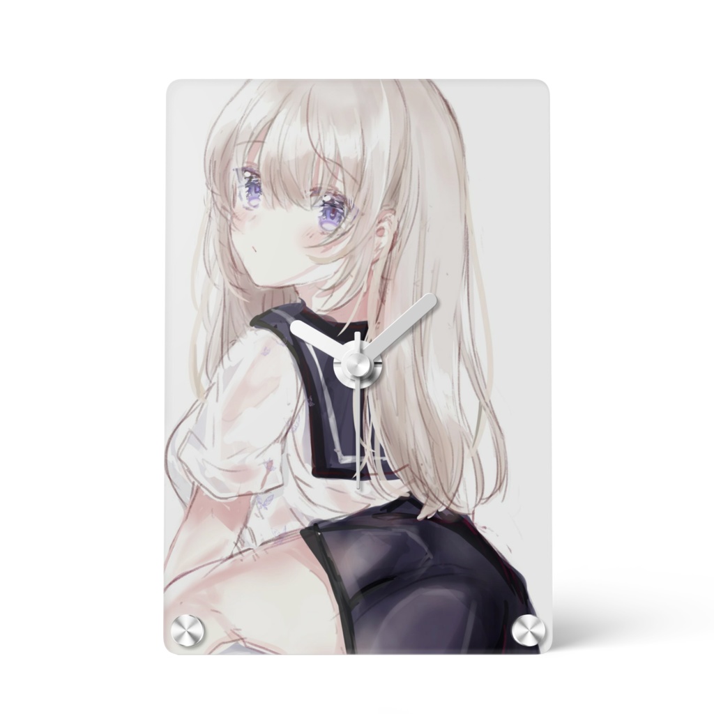 淡色JK【アクリル時計】