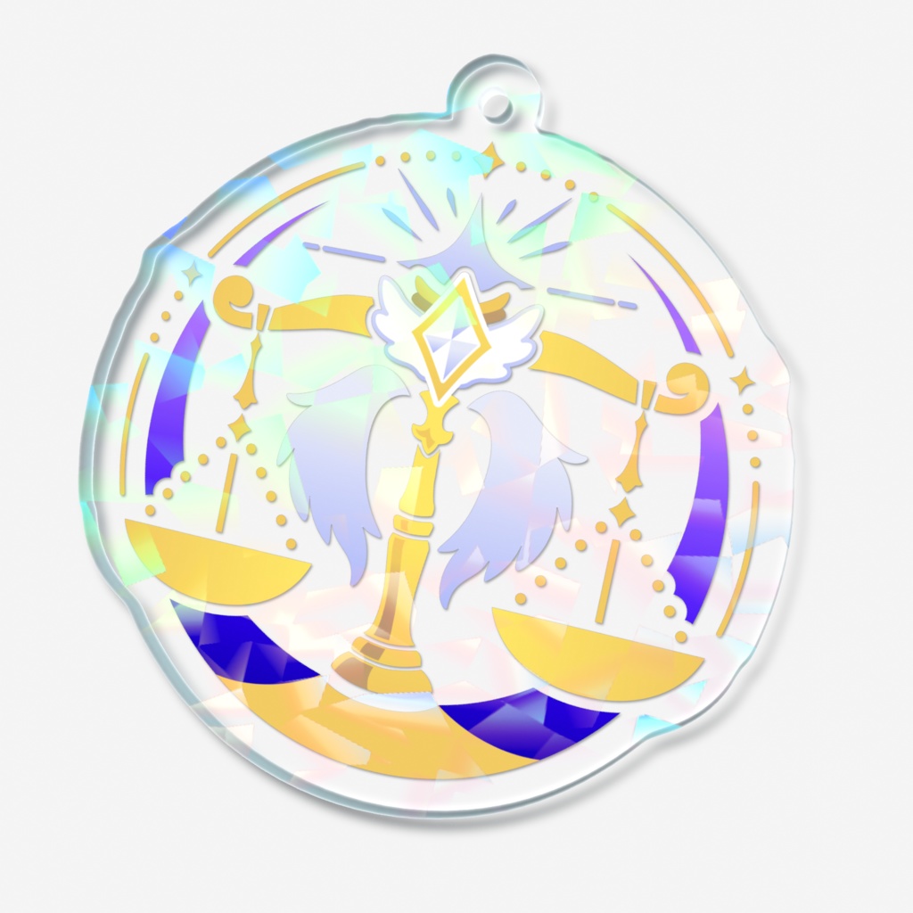 MistyAstraiaホログラムアクリルキーホルダー _No.17