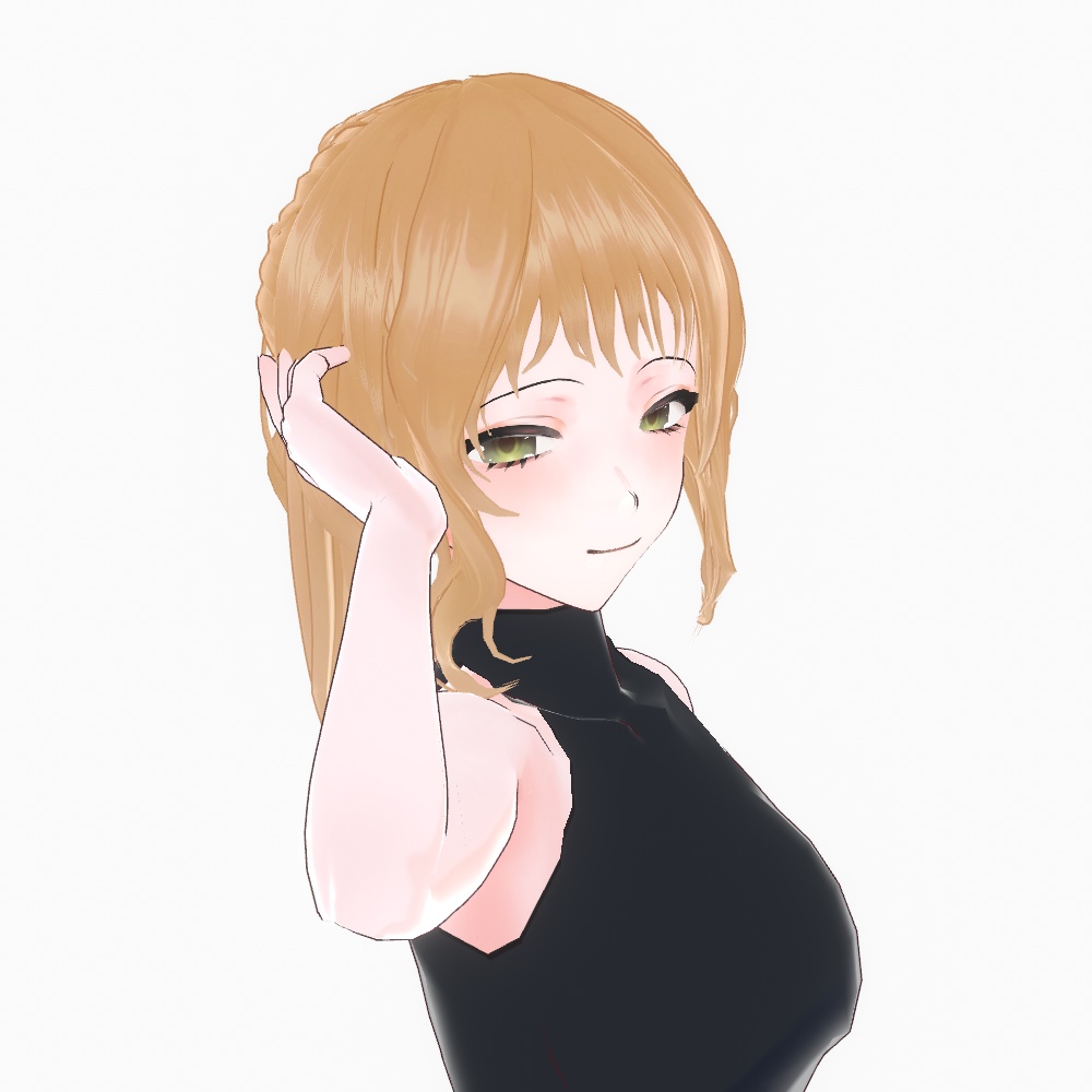 【VRoid】ポニーテール【ヘアプリセット】