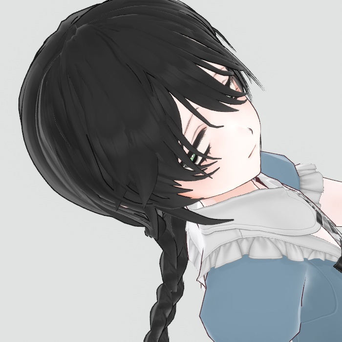 【VRoid】三つ編み【ヘアプリセット】